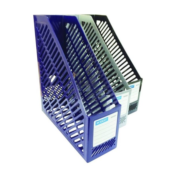 Modest MS9881 Magazine Rack Plastic - Blue (pc)